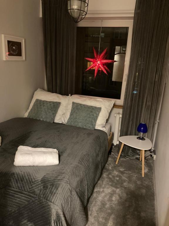 Posteľ alebo postele v izbe v ubytovaní Apartament Komorowskiego