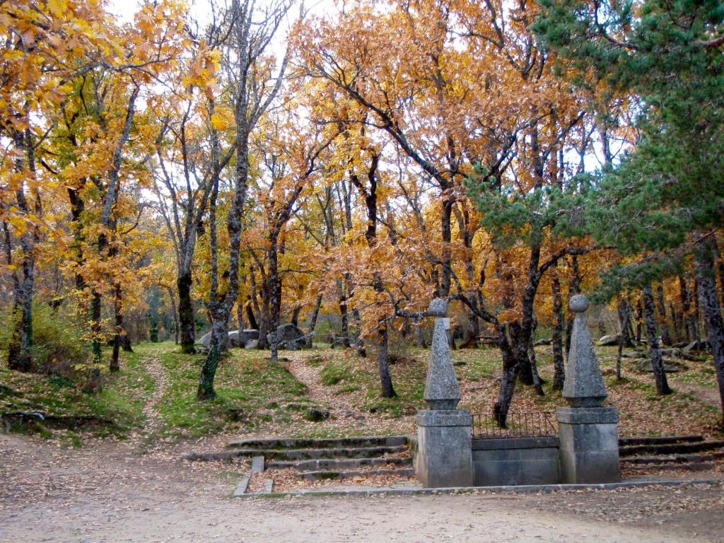 Zahrada ubytování El Refugio de El Escorial