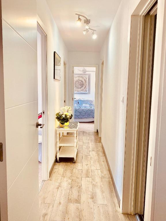 Posteľ alebo postele v izbe v ubytovaní Apartamento, Sol y Playas