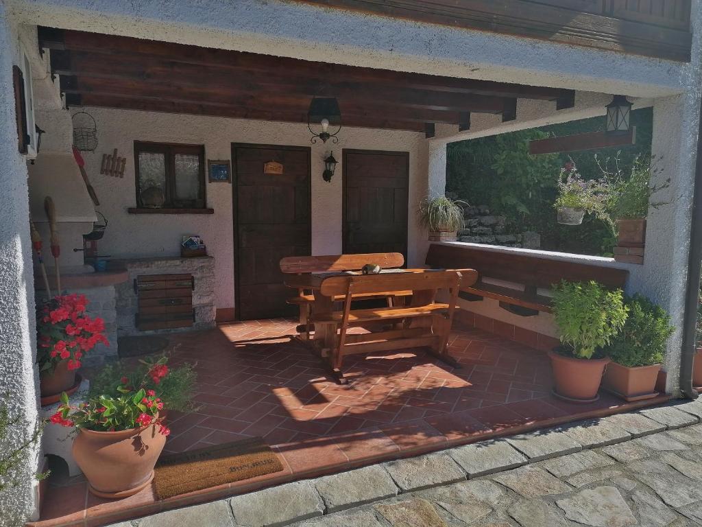 Patio nebo venkovní prostory v ubytování La Stazion