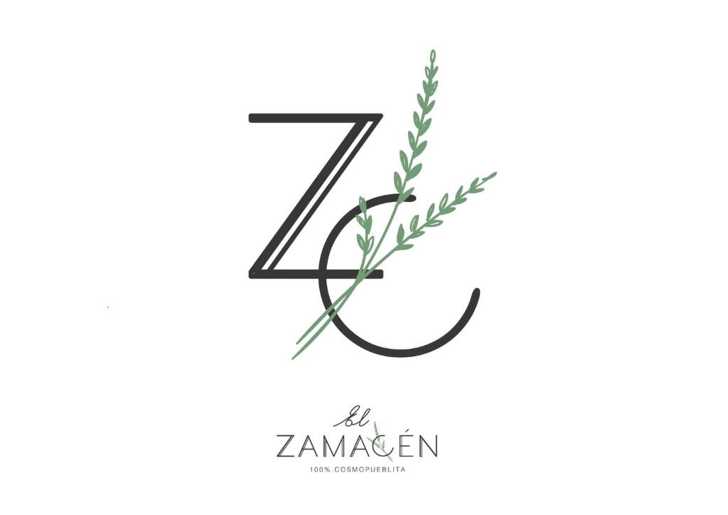 eine Nummer sieben mit einem Laurel-Branch-Logo in der Unterkunft El ZAMACÉN in Burbáguena