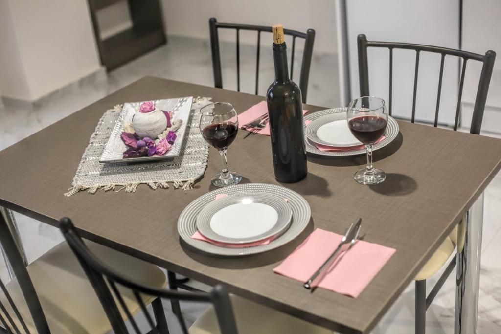 Nápoje v ubytování Del Sol #2 Meteora Luxurious Family Suites