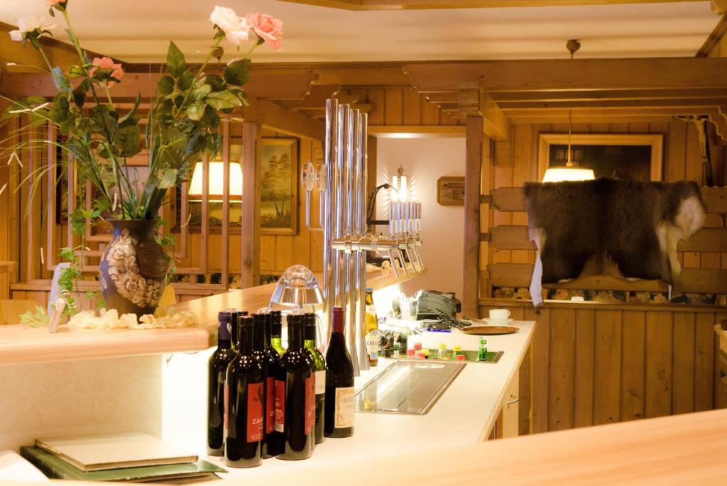 Nápoje v ubytování Alpin Panoramahotel Lärchenhof
