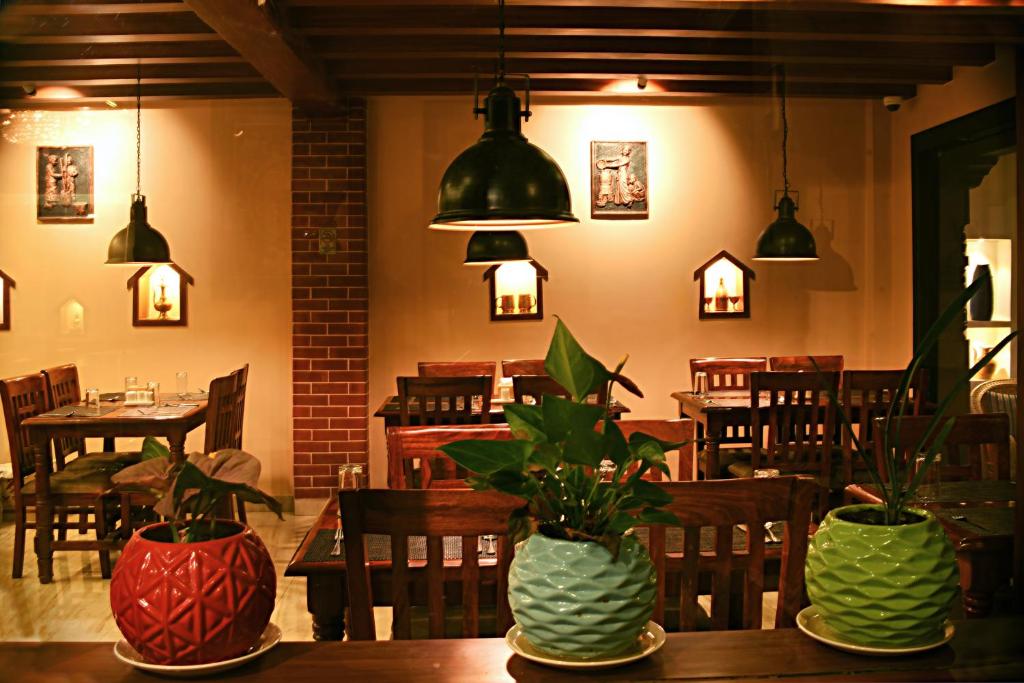 Posezení v ubytování Kumari Boutique Hotel
