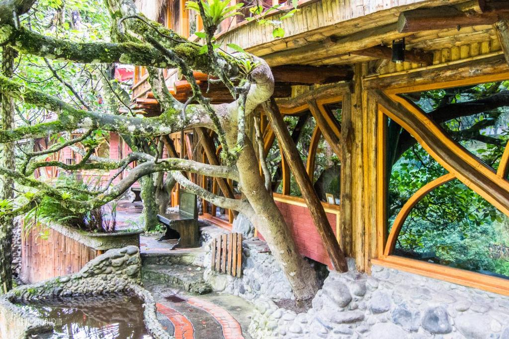 Zahrada ubytování Finca Chamanapamba Guest House