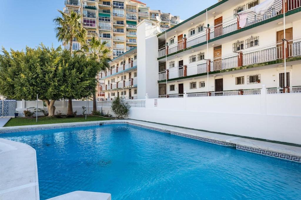Bazén v ubytovaní Apartamento, Sol y Playas alebo v jeho blízkosti