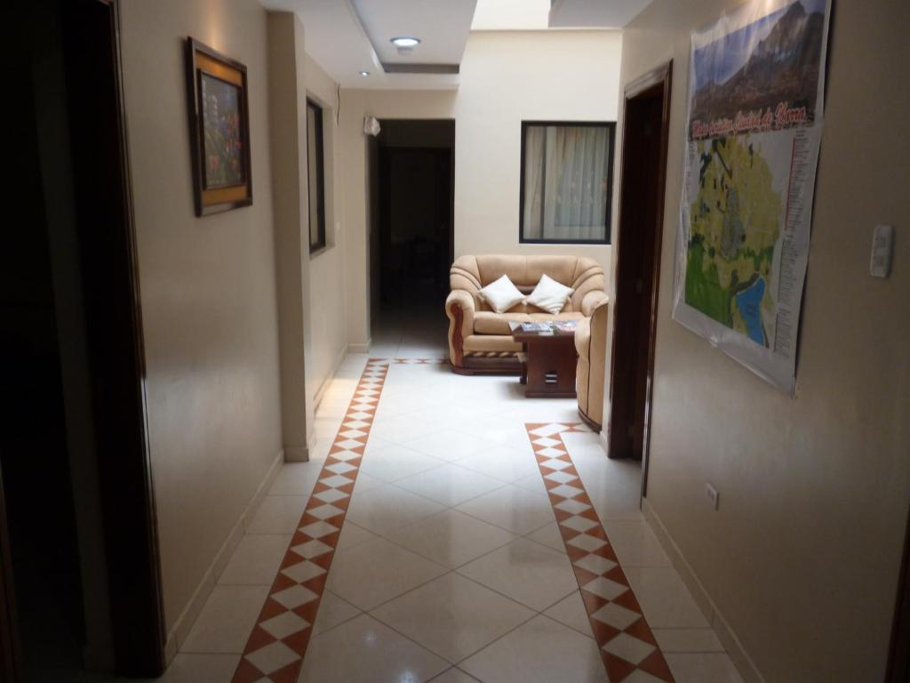 Posezení v ubytování Hostal Fevilamir