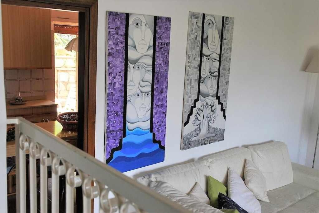Postel nebo postele na pokoji v ubytování VILLA LINA a 500 mt dal mare