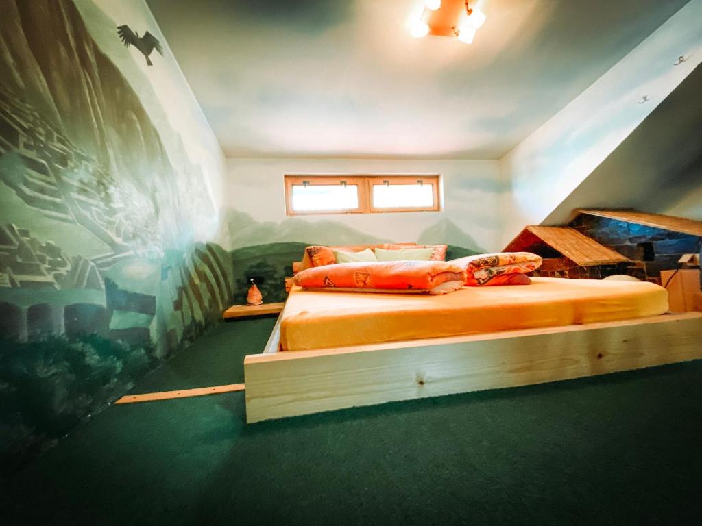 Postel nebo postele na pokoji v ubytování Resort Svět