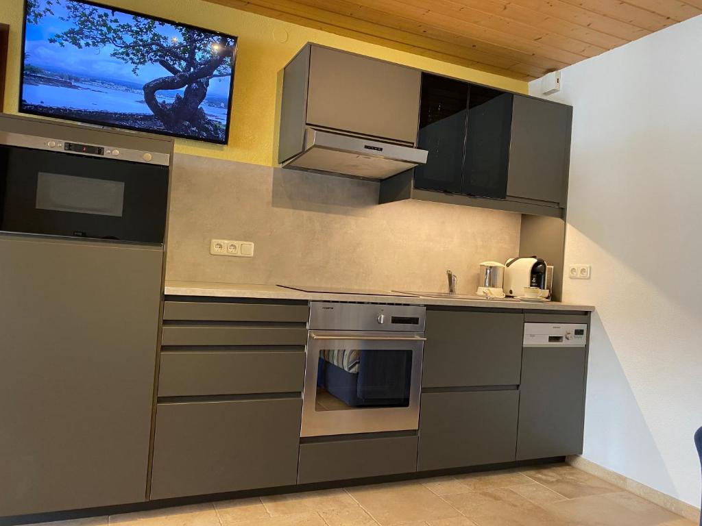 Kuchyňa alebo kuchynka v ubytovaní Appartement Fischer