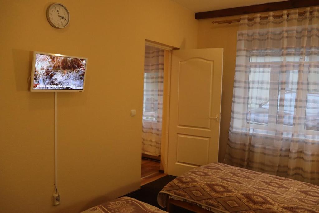 Postel nebo postele na pokoji v ubytování Leo