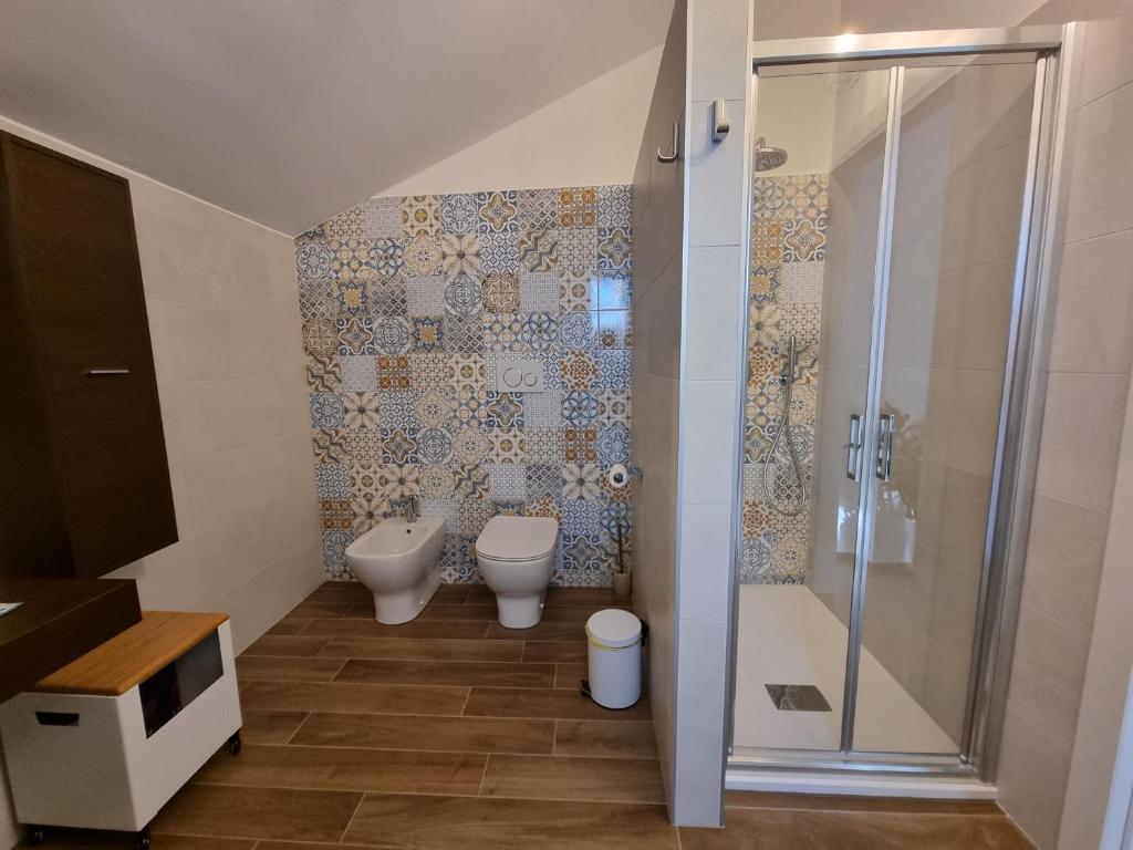 Koupelna v ubytování B&B Villa Eden