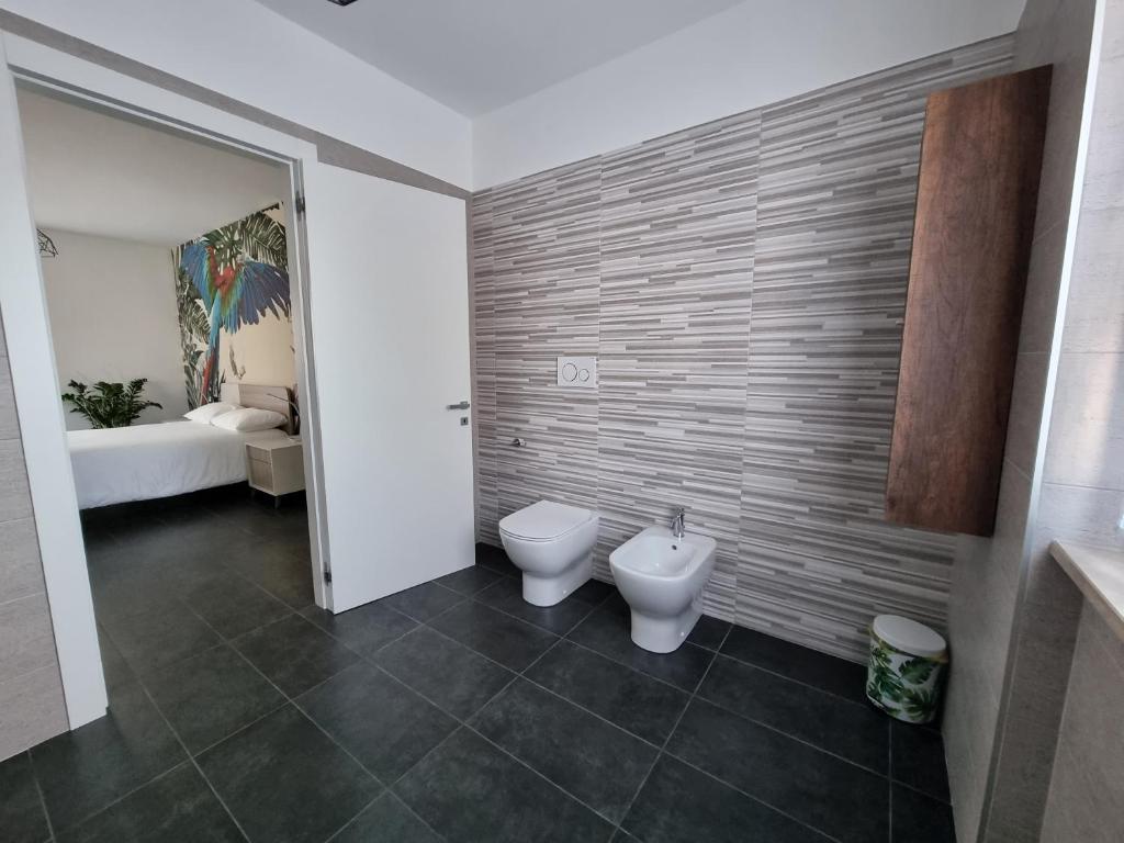 Koupelna v ubytování B&B Villa Eden