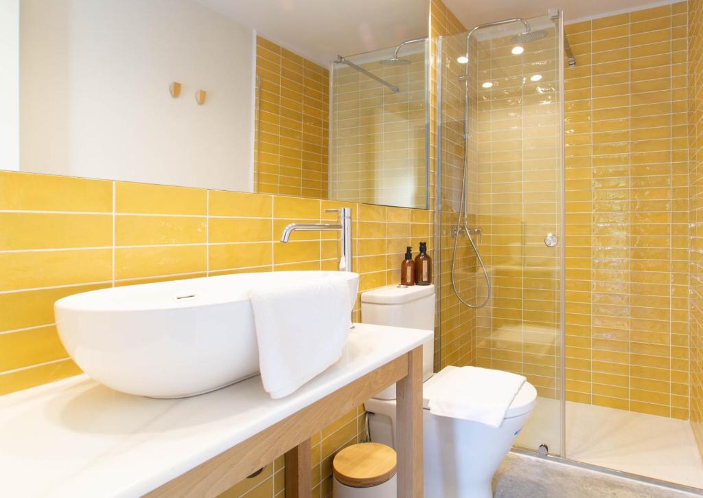 Kúpeľňa v ubytovaní Bruma Boutique Apartment