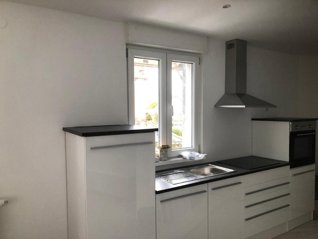 Kuchyň nebo kuchyňský kout v ubytování Appartement Willa chez willi