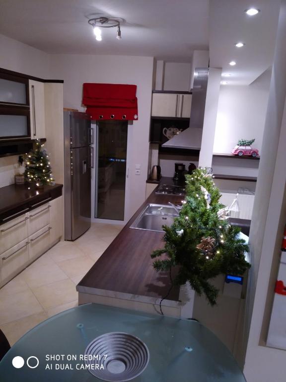 Kuchyňa alebo kuchynka v ubytovaní Quiet luxury apartment near city center and port