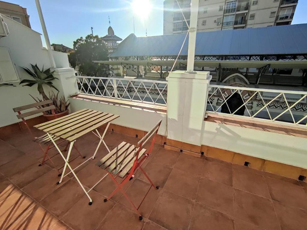 Balkón alebo terasa v ubytovaní La Terraza de Salomon ApartamentosMalagaManagement