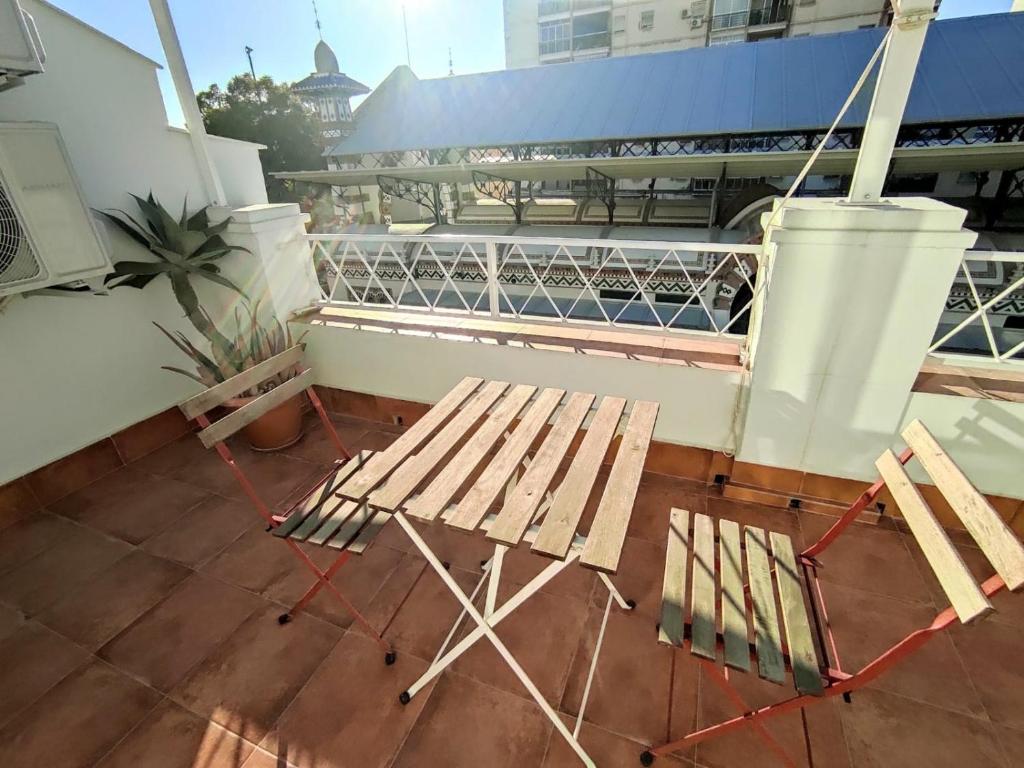 Balkón alebo terasa v ubytovaní La Terraza de Salomon ApartamentosMalagaManagement