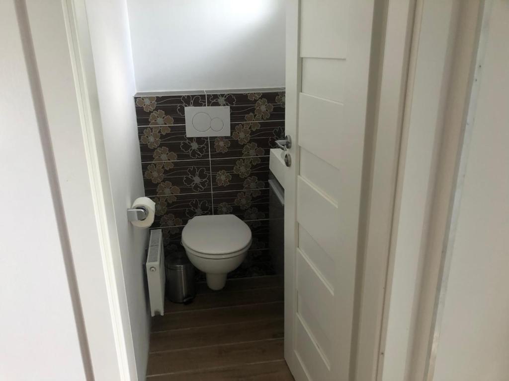A bathroom at SKY one & two