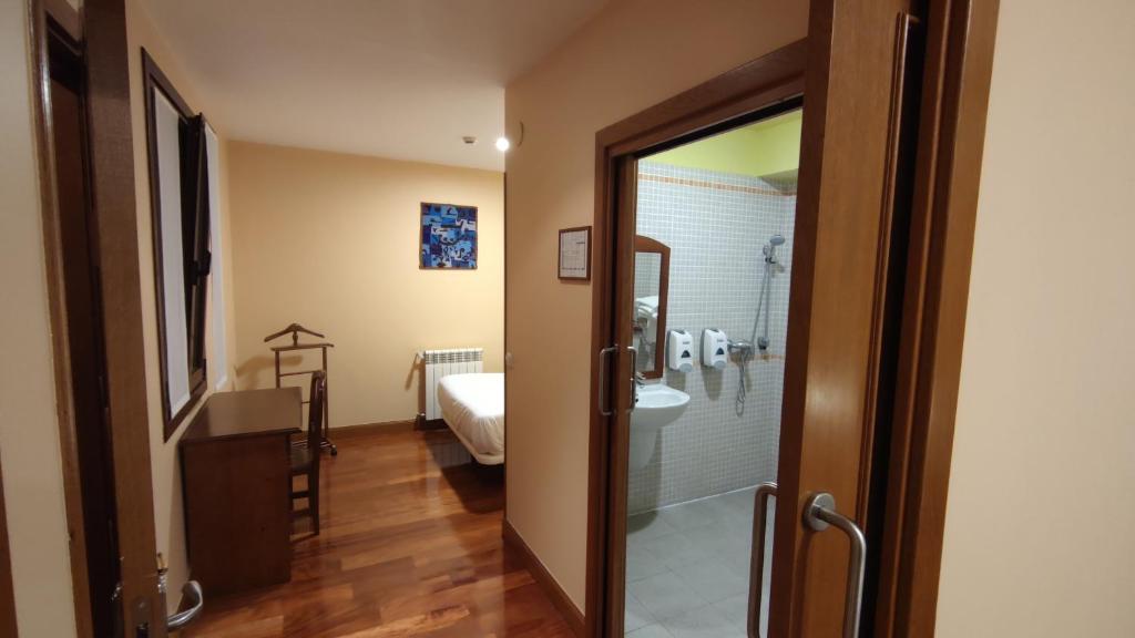 Koupelna v ubytování Ostatu Zegama