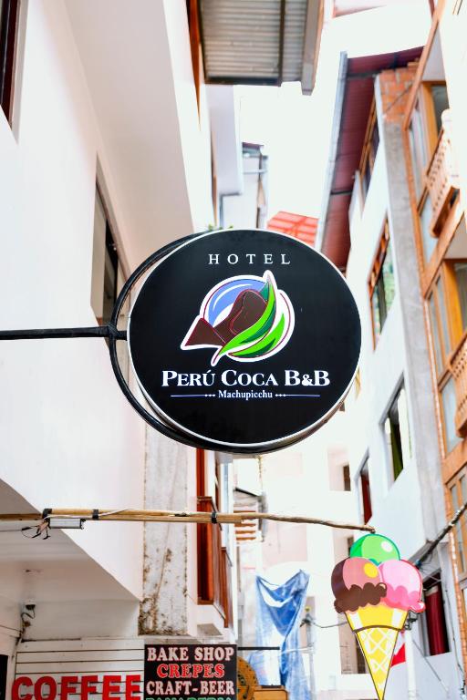 Certifikát, hodnocení, plakát nebo jiný dokument vystavený v ubytování Peru Coca B&B Machupicchu