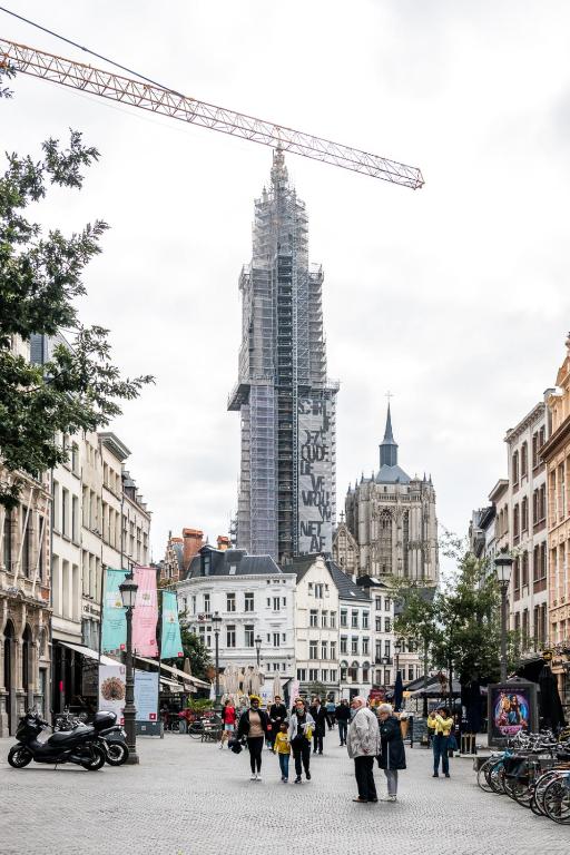 Vista generica su Anversa o vista sulla città dall'interno dell'appartamento