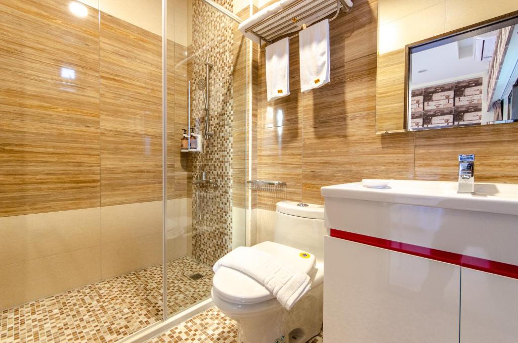 Koupelna v ubytování WanTon B&B