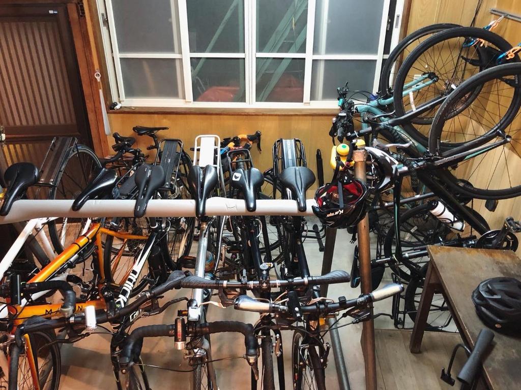 Fitness centrum a/nebo fitness zařízení v ubytování おとまち 甘藍 Otomachi Kanran