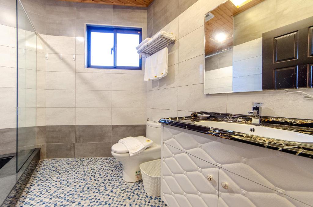 Koupelna v ubytování WanTon B&B