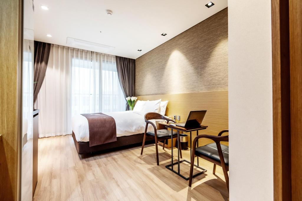 Posezení v ubytování Intrada Icheon Hotel