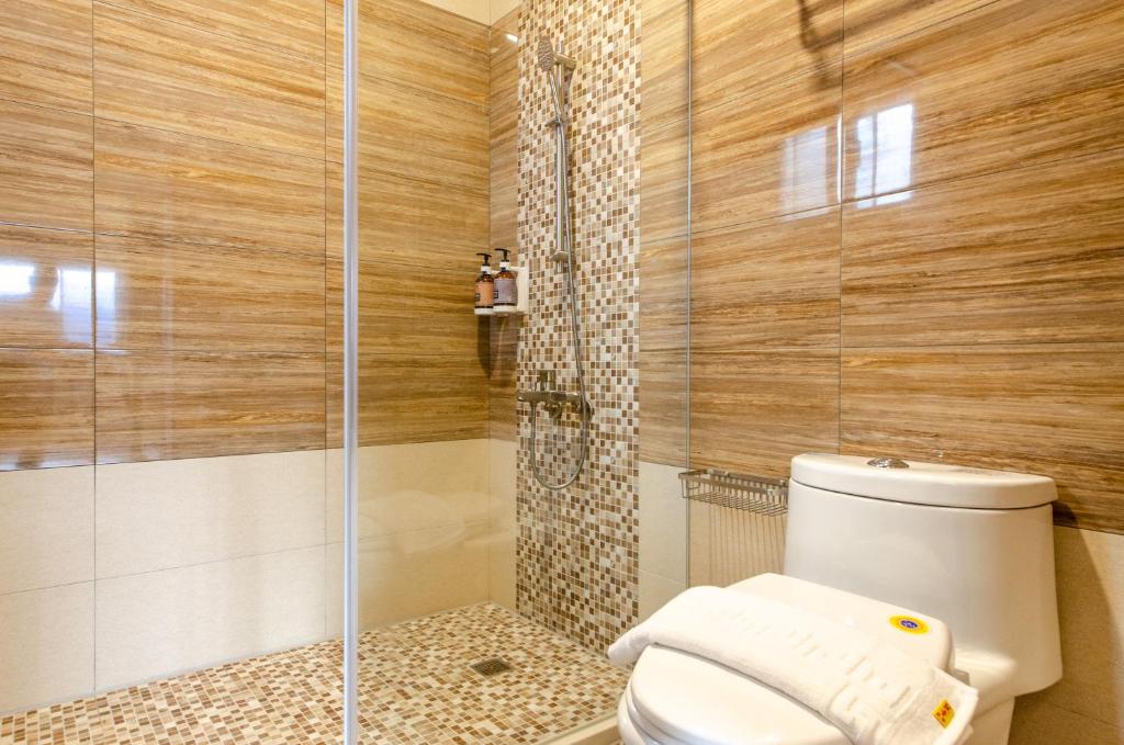 Koupelna v ubytování WanTon B&B