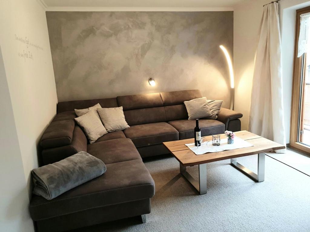 Posezení v ubytování Haus Almfrieden