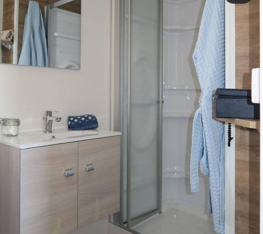 A bathroom at Camping Adriatico