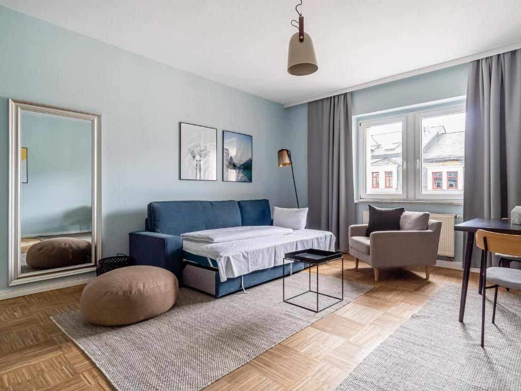 Posezení v ubytování limehome Dresden Hoyerswerdaerstraße