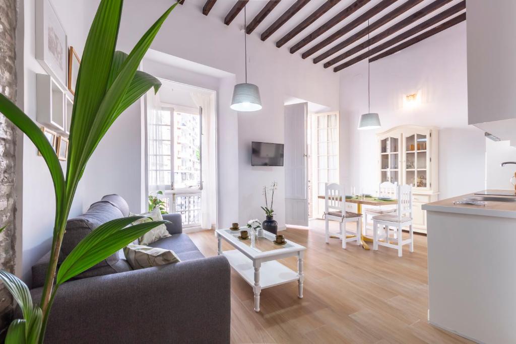 Beautiful and bright apartment close to the center of Málaga ...