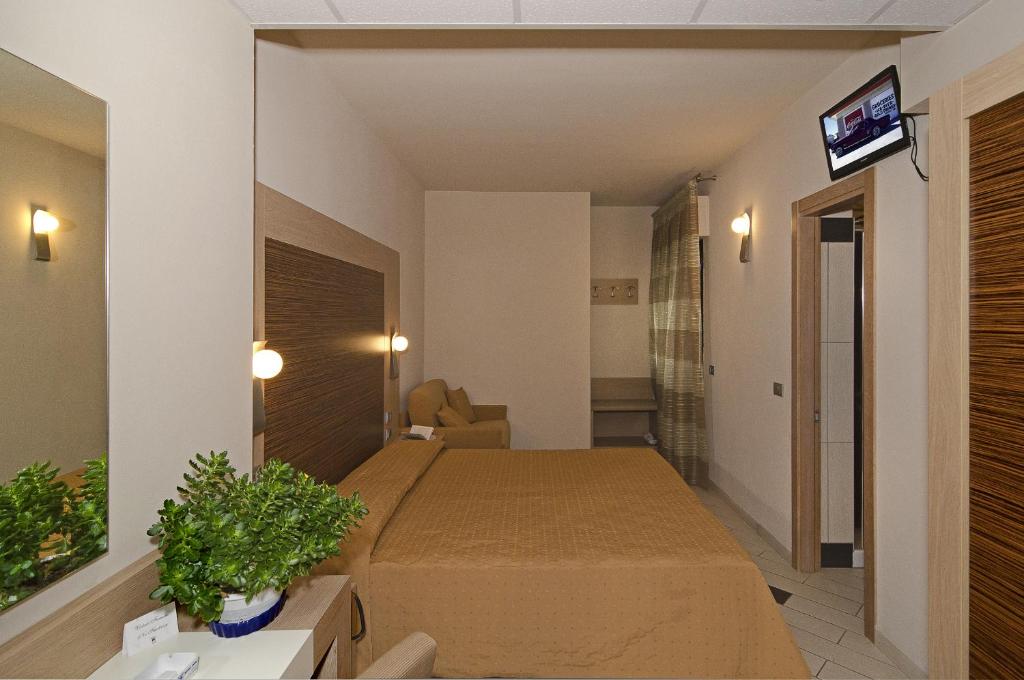 TV a/nebo společenská místnost v ubytování Hotel Eden