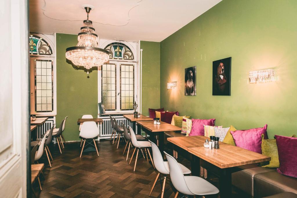 Posezení v ubytování Hotel Villa Klemm - Wiesbaden City