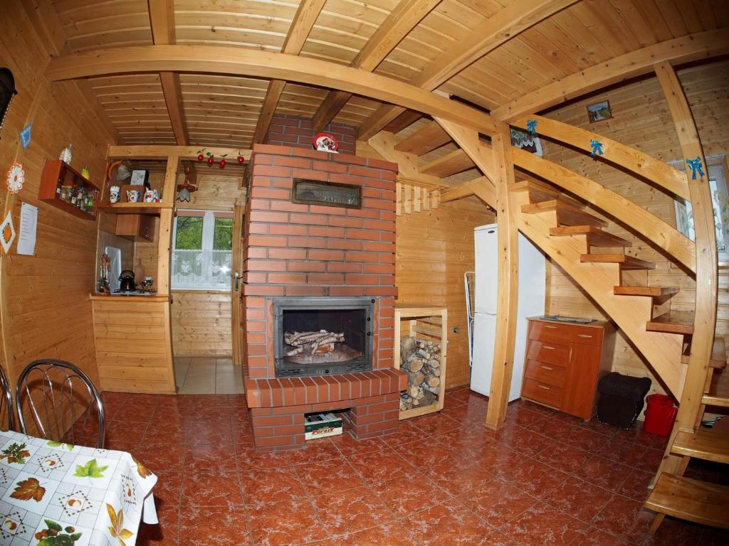 Kuchyňa alebo kuchynka v ubytovaní Domki wypoczynkowe - całoroczne.