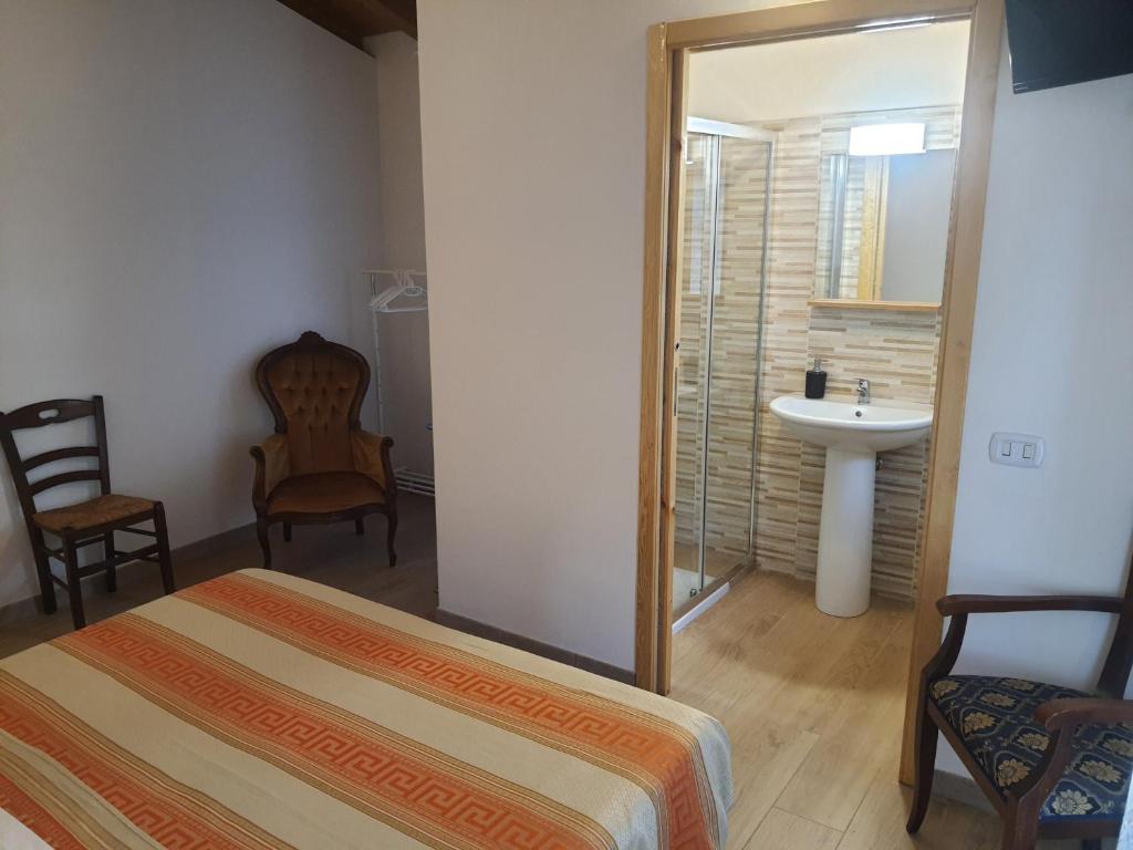 Postel nebo postele na pokoji v ubytování Parma house