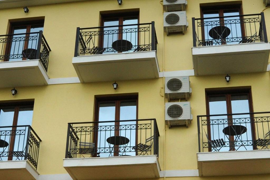 Balkón nebo terasa v ubytování Castri Hotel