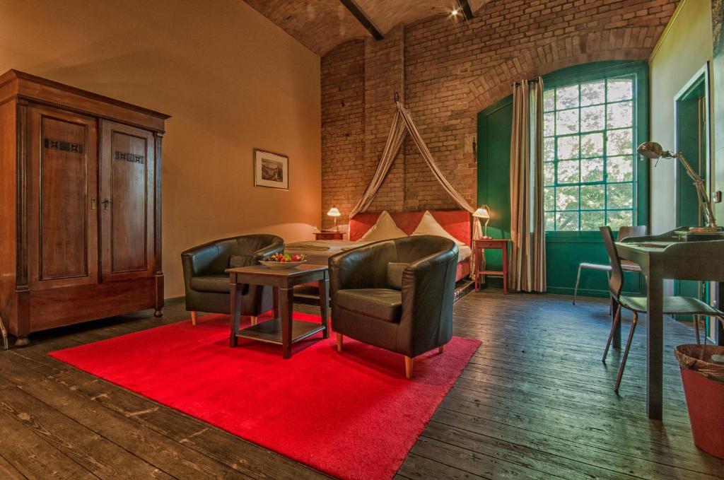 Posezení v ubytování Hotel zur Henne