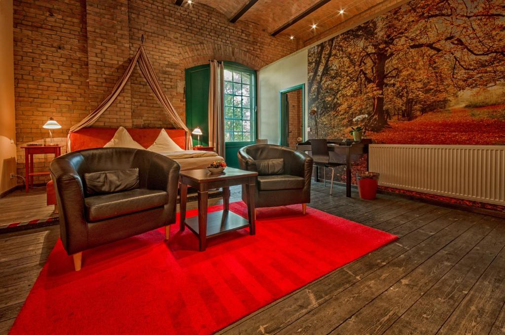 Posezení v ubytování Hotel zur Henne
