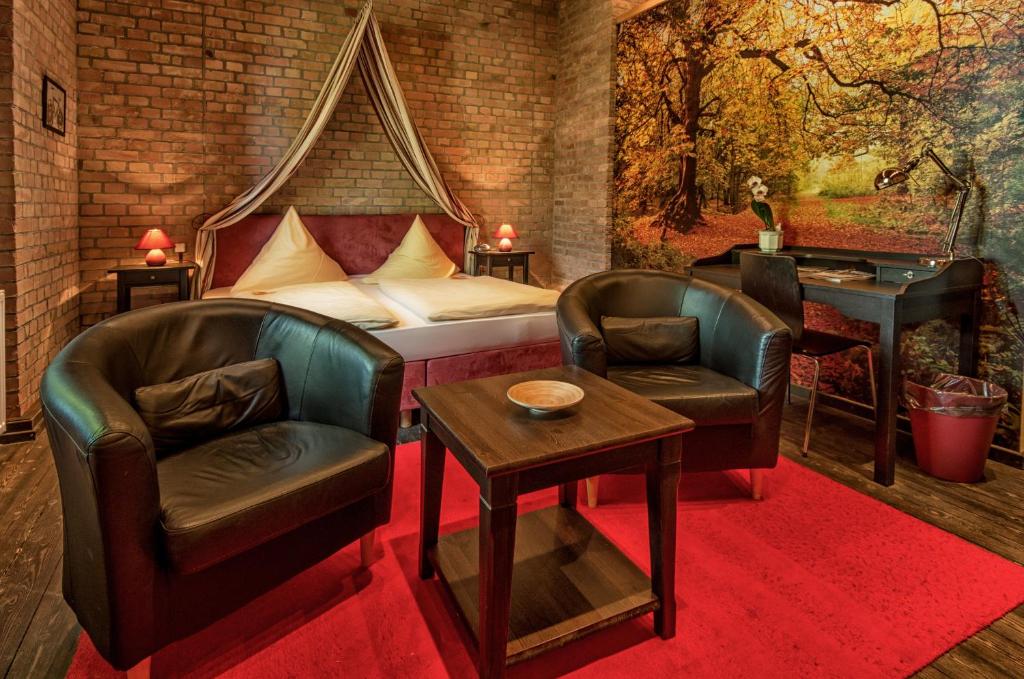 Posezení v ubytování Hotel zur Henne