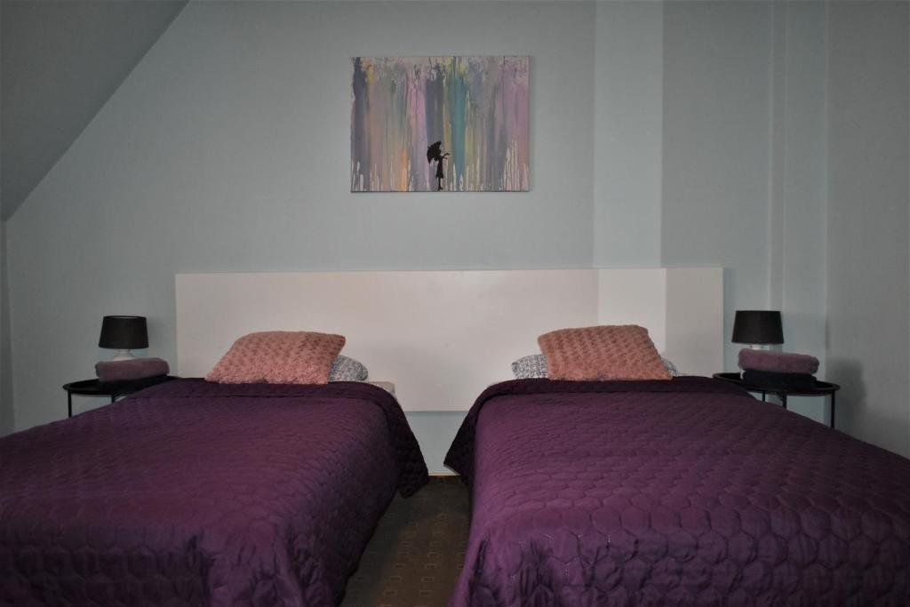 Postel nebo postele na pokoji v ubytování Guest House Gero Vėjo Namai