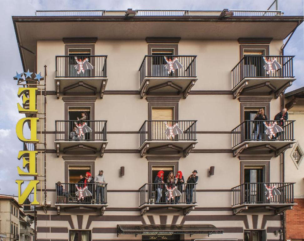 Balkón nebo terasa v ubytování Hotel Eden
