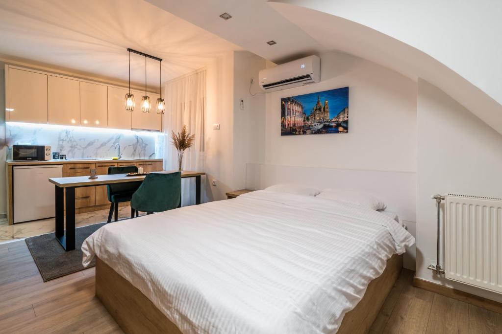 Kuchyň nebo kuchyňský kout v ubytování Daisy resort