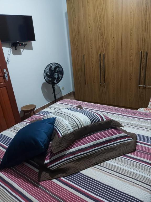 Postel nebo postele na pokoji v ubytování CASA da CONCEIÇÃO (GABI)