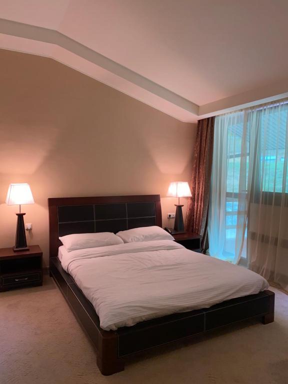 Кровать или кровати в номере Dilijan Villa 12