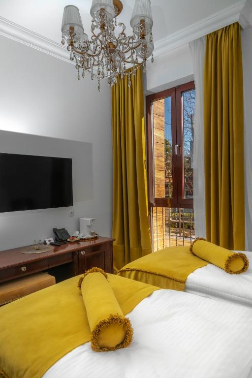 Postel nebo postele na pokoji v ubytování Hotel Integra Banja Luka