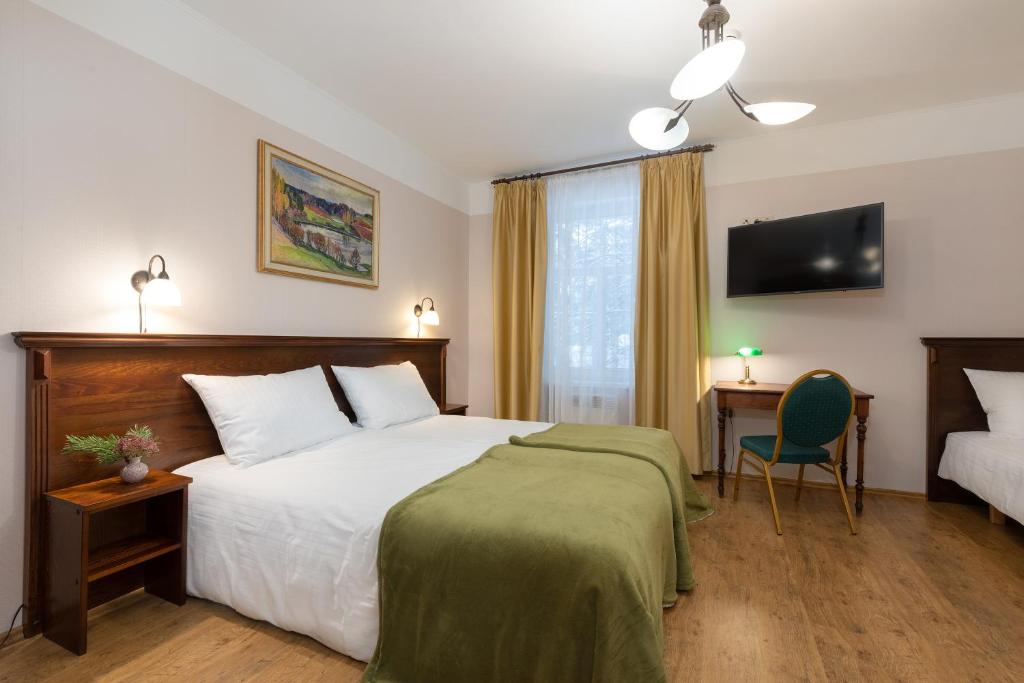 Postel nebo postele na pokoji v ubytování Verevi Motel